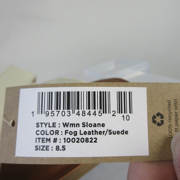 TOMS Ankle Strap Sandals Women 8.5 Sloane Fog Leather Suede Gladiator Boho 492 - Picture 3 of 8